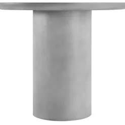 Tuintafels-tectake Ronde tuintafel Talmi, voor binnen & buiten, 86,5x75,5cm, Betongrijs