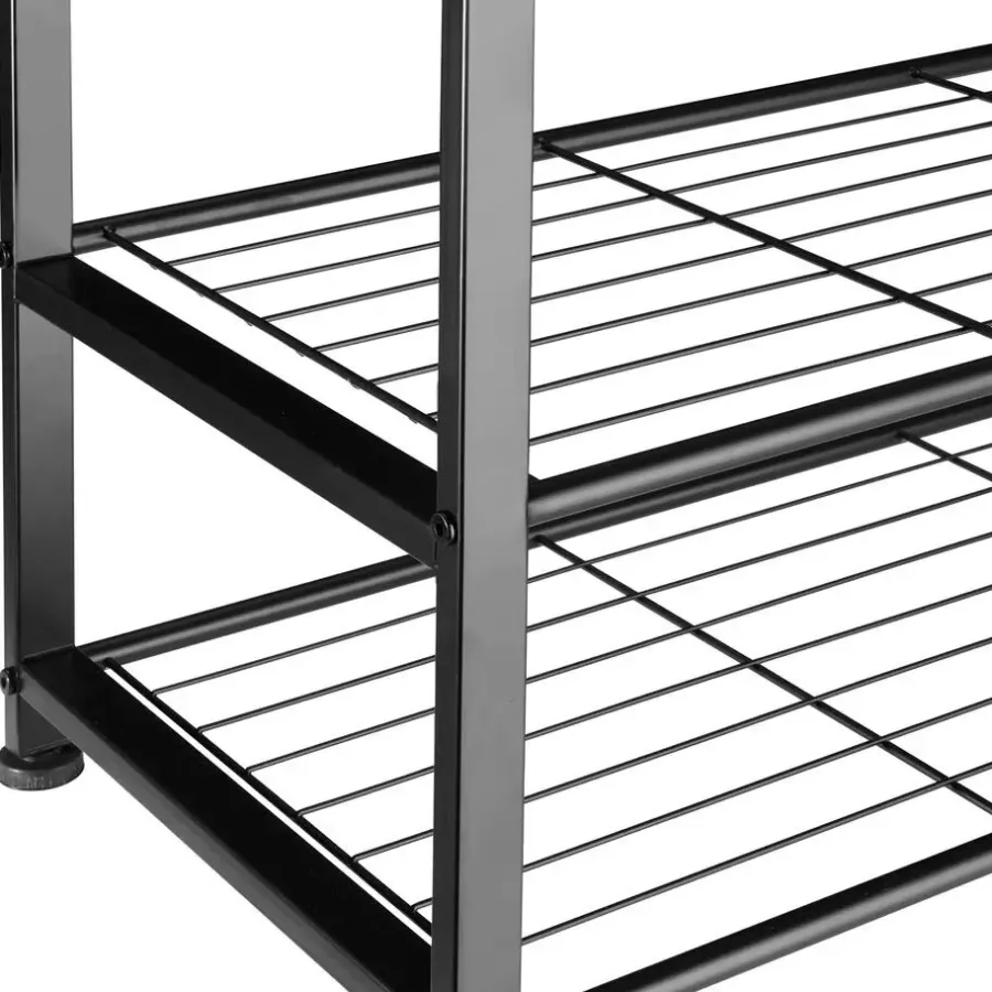 Kledingopbergers-tectake Schoenenrek Southampton 91x36x55cm