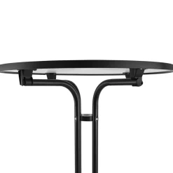 Tuintafels-tectake Statafel Eren inklapbaar met hoes 90x110cm, Zwart