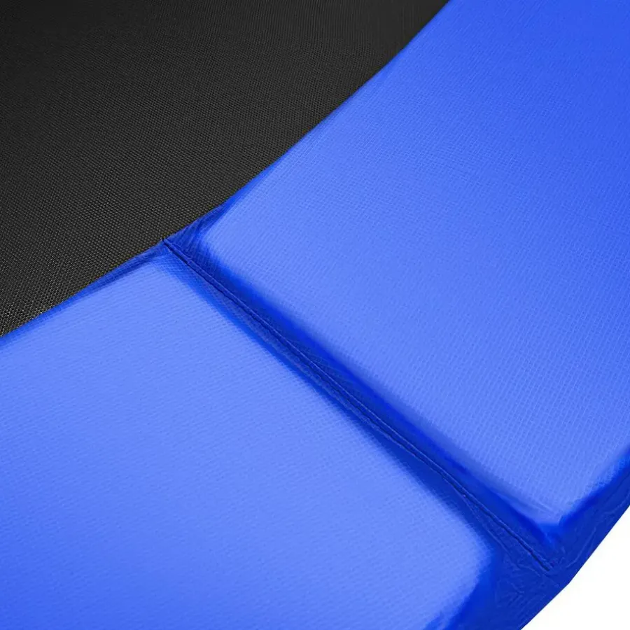 Trampolines-tectake Trampoline Garfunky met veiligheidsnet, Zwart/blauw