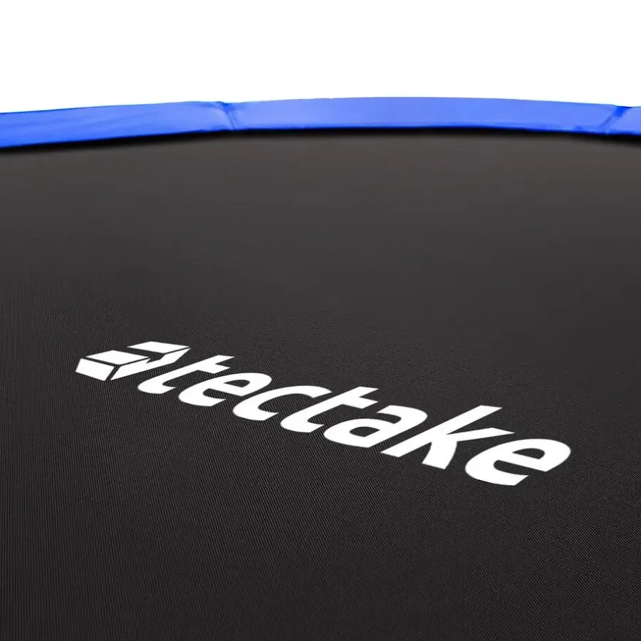 Trampolines-tectake Trampoline Garfunky met veiligheidsnet, Zwart/blauw