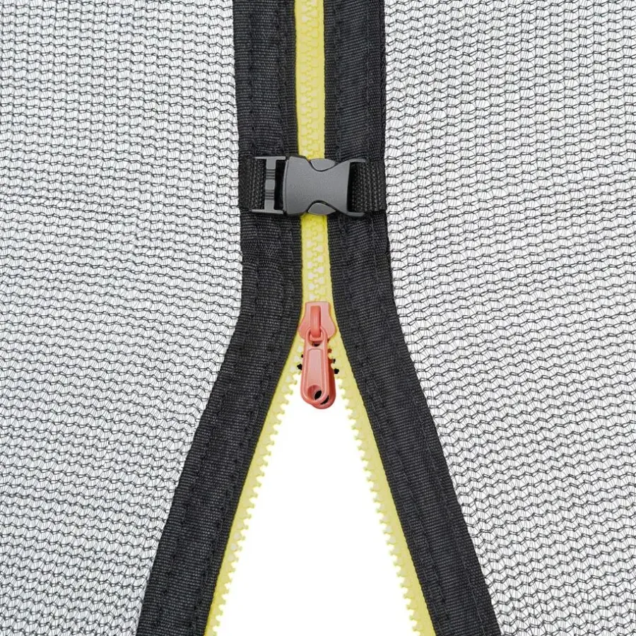 Trampolines-tectake Trampoline Garfunky met veiligheidsnet, Zwart/blauw