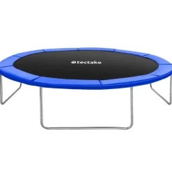 tectake Trampoline Garfunky met veiligheidsnet, Zwart/blauw
