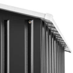 Tuinhuizen-tectake Tuinhuis met zadeldak , Grijs/wit