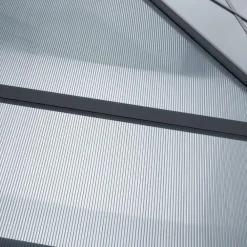 tectake Tuinpaviljoen Caracas, weerbestendig, polycarbonaat-dakplaten, Grijs