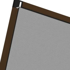 Raam En Deurhorren-tectake Vliegenhor voor raamkozijnen - 100 x 120 cm - Bruin