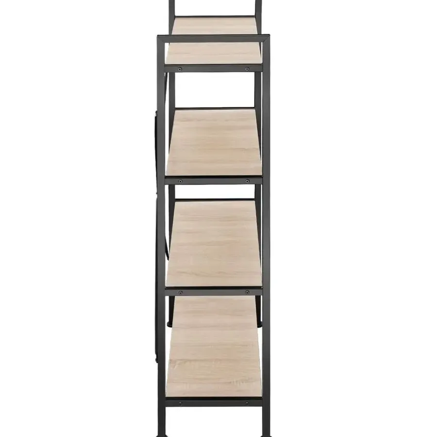 Boekenkasten|Boekenkasten-tectake Wandkast Leeds 67,5 x 31,5 x 121,5cm