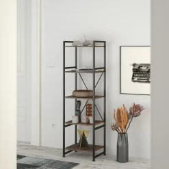 tectake Wandkast Manchester 47,5 x 34,5 x 151,5cm