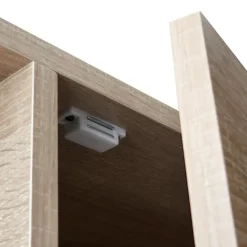 Wandkasten-tectake Wandkast 71x32x82cm, Industrieel Licht Hout, Eiken Sonoma