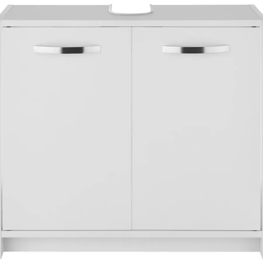 tectake Wastafelonderkast Katalina, ruim, draagkracht 20 kg, Wit
