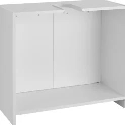 tectake Wastafelonderkast Katalina, ruim, draagkracht 20 kg, Wit