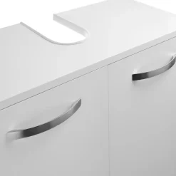 tectake Wastafelonderkast Katalina, ruim, draagkracht 20 kg, Wit