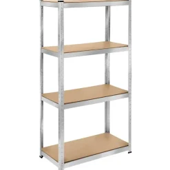 Stellingkasten-tectake Werkplaatsrek, Zilver