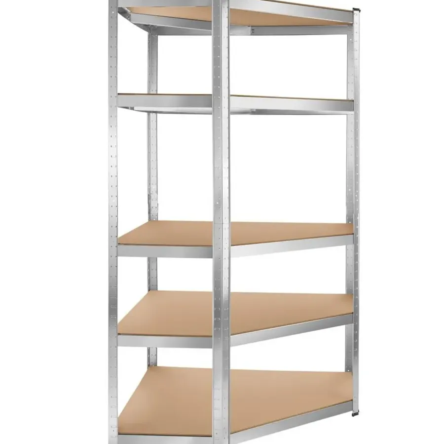 tectake Werkplaatsrek, Zilver