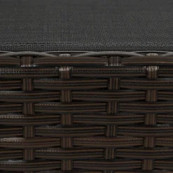 tectake Wicker ligbed Moana, Bruin Mix