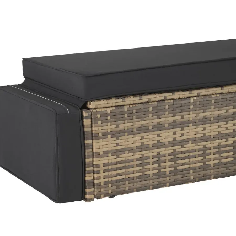 Loungesets|Loungesets-tectake Wicker loungesofa Corfu, Natuur