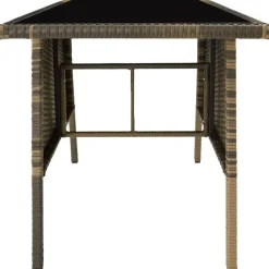 Tuinsets-tectake Wicker tuinset Lausanne 2+1 - Natuur