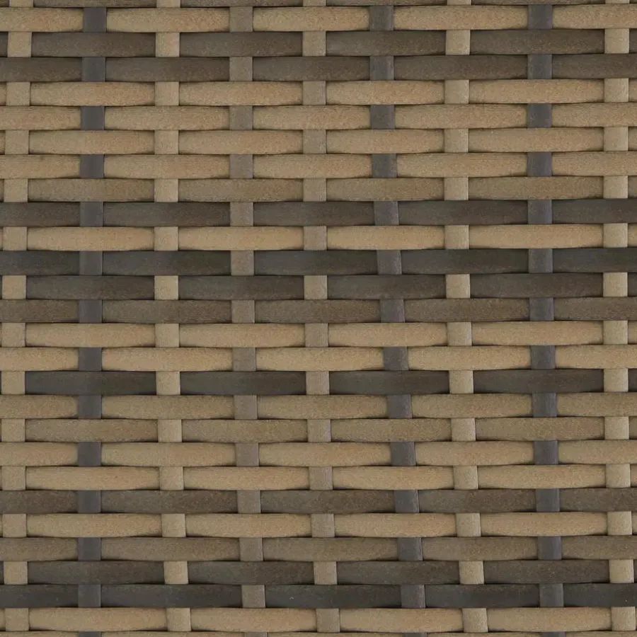 Tuinsets-tectake Wicker tuinset Lausanne 2+1 - Natuur