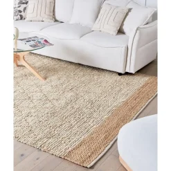 Leen Bakker TELLIKAYA - Loper vloerkleed - Groen/Beige - 200 x 300 cm - Jute