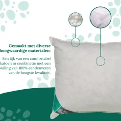 Ten Cate 100% Eendenveren Hoofdkussen - 60x70