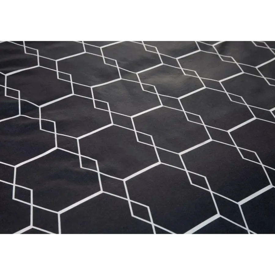 2-Persoons Dekbedovertrekken-Ten Cate Katoenen Dekbedovertrek - 200x200/220 cm - Graphic Gray