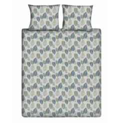 Ten Cate Katoenen Dekbedovertrek - 140x200/220 cm - Graphic Leaves
