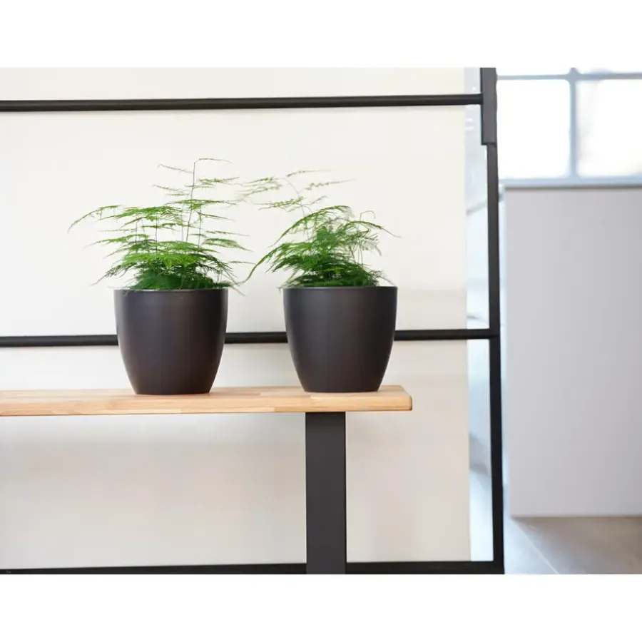 Bloempotten Voor Binnen-Ter Steege Bloempot - zwart - Scandinavisch - 33 x 28 cm