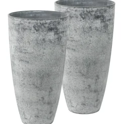 Ter Steege Plantenpot - betongrijs - kunststof-steenpoeder - 29x50 cm