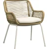Tuinstoelen-Leen Bakker Terrasstoel Grand - wicker naturel