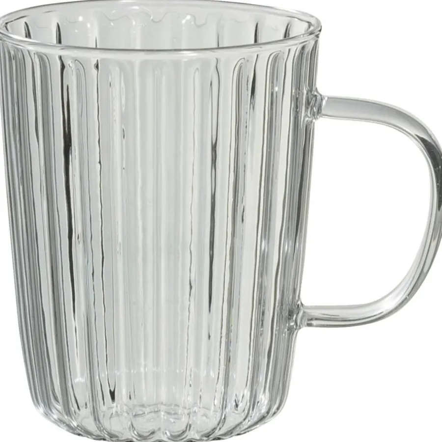 Theeglazen-Leen Bakker Theeglas Fiora - Transparant - 380 ml