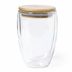 Merkloos Thermische koffieglazen/theeglazen - dubbelwandig - 350 ml