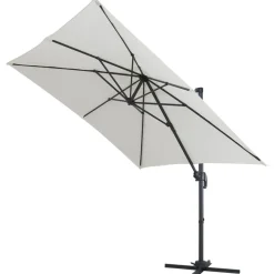 Merkloos Tiltable Floating Parasol 250x250 cm - Starker schwimmender Sonnenschirm - Ecru