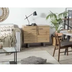 Beliani TIMBER - Sideboard - Lichte houtkleur - MDF