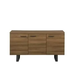 Beliani TIMBER L - Sideboard - Donkere houtkleur - MDF