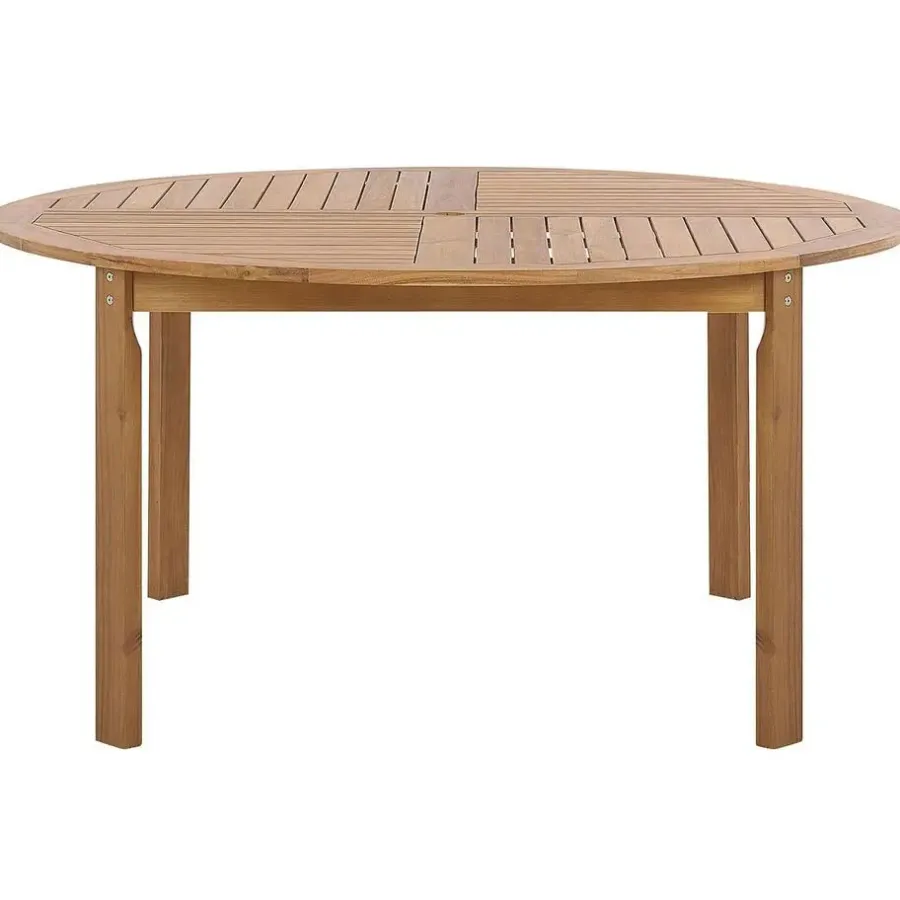 Beliani TOLVE - Tuinmeubel set - Lichte houtkleur - Acaciahout