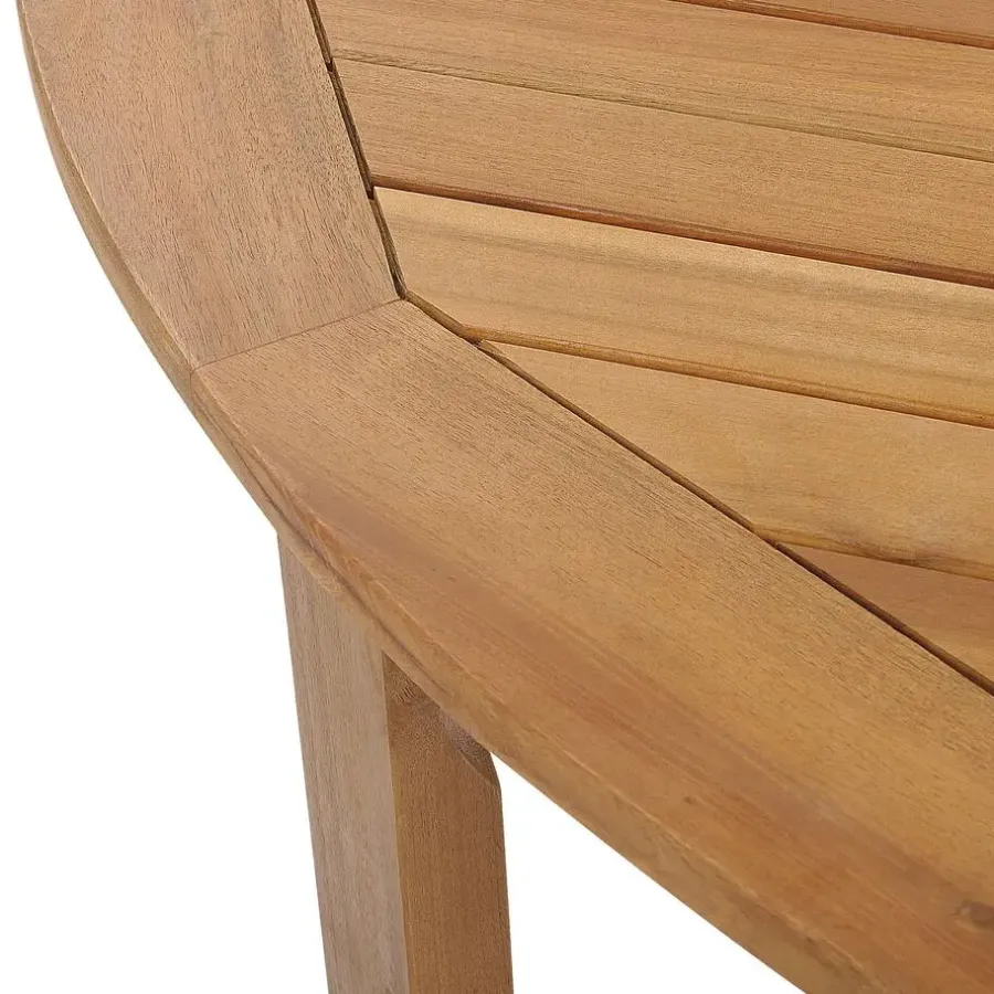 Beliani TOLVE - Tuinmeubel set - Lichte houtkleur - Acaciahout