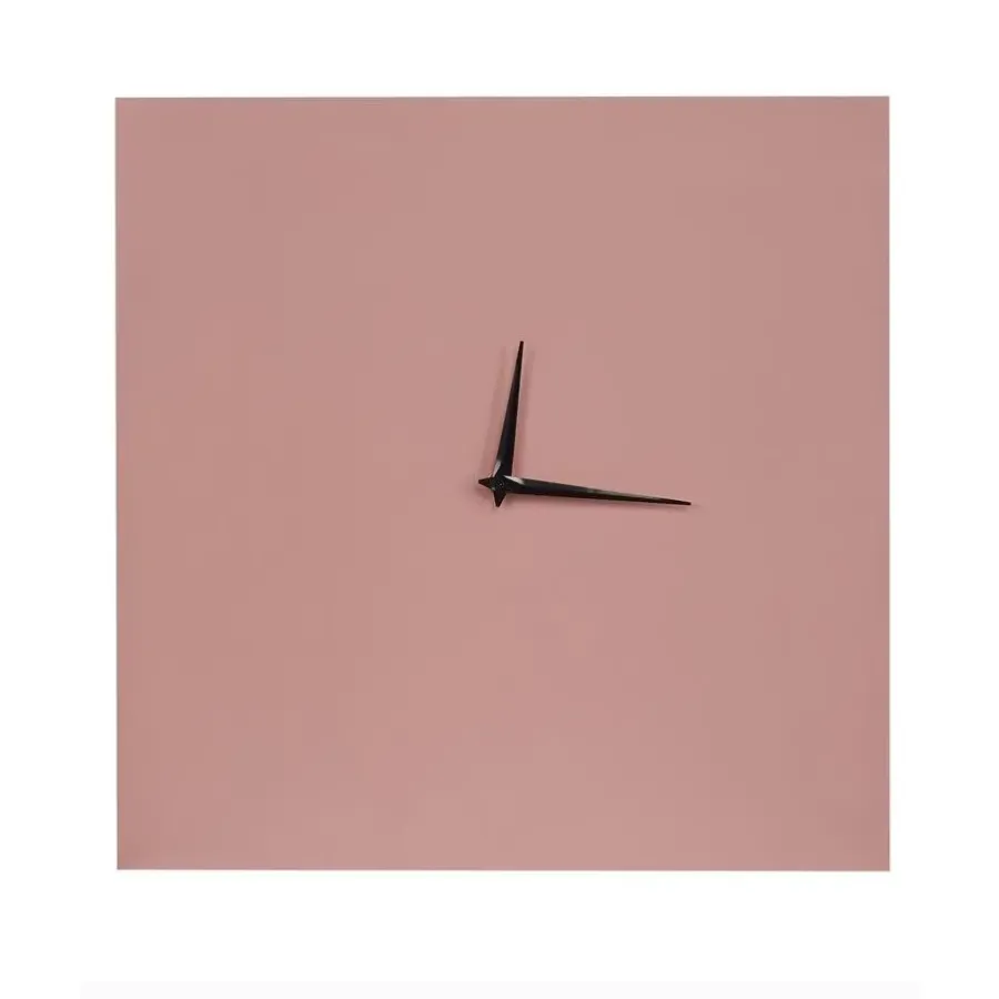 Beliani TOMAR - Wandklok - Roze - Ijzer