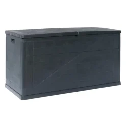 Kussenboxen-Toomax Wood opbergbox - 420L - Antraciet