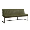 Eetkamerbanken-Tower living Eetkamerbank Ferro Groen 205x65x87cm