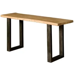 Sidetables-Tower living sidetable Tiago Tree-trunk acacia hout 150x45x70cm