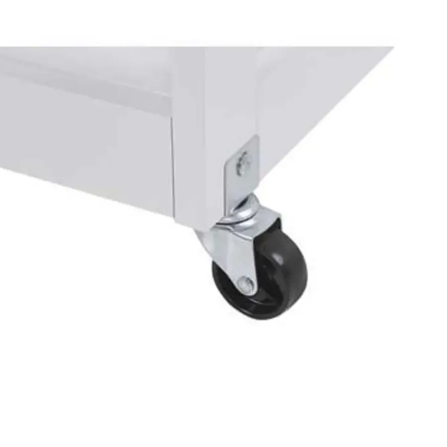 Trolleys-Beliani TRAPANI - Keukentrolley - Wit - MDF