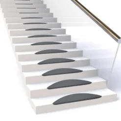 Trapmatten-Vica International Trapmaantje Spurt - Grijs - 20x56 cm - 15 Stuks