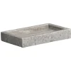 Dienbladen-Leen Bakker Tray Ivy - taupe marmer - 20x12 cm