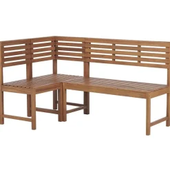 Beliani TREIA - Tuinset voor 4 - Lichte houtkleur - Acaciahout