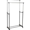Kledingopbergers|Kledingrekken-Trendoz Kledingrek - mobiel - dubbele stang - 160 cm