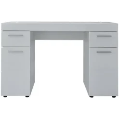 Bureaus-Trendteam Modern Bureau Amanda - 120 x 41 x 76 cm - High Glossy White