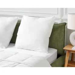 Beliani TRIGLAV - Hoofdkussen hoog - Wit - 80 x 80 cm - Polyester