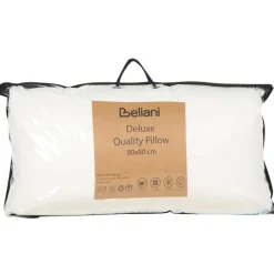 Beliani TRIGLAV - Hoofdkussen hoog - Wit - 80 x 80 cm - Polyester