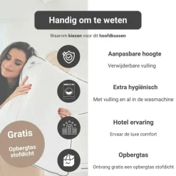 Troonz Hoofdkussen Two - Comfortabel en Ademend