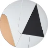 Leen Bakker TROUVILLE - Wandspiegel - Goud/Zwart - 80 cm - Glas